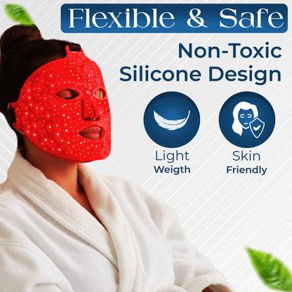 LED Red Light Therapy Face Mask