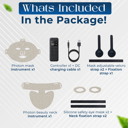 LED Red Light Therapy Face Mask