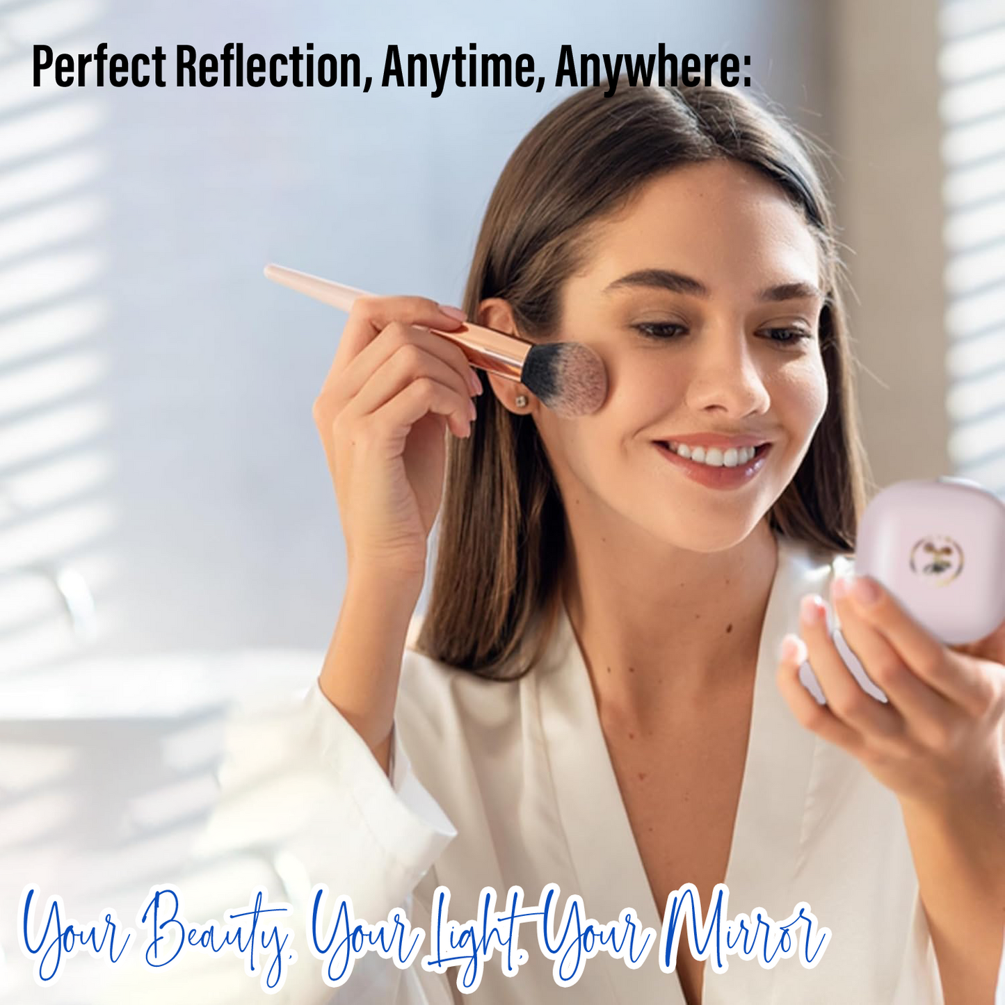 LED 10X Compact Mirror